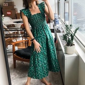 Hill House Green Tiered Dress
